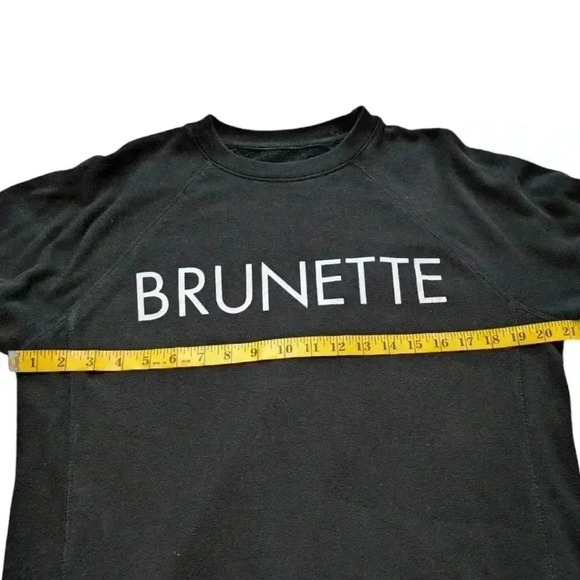 Brunette the Label Brunette Classic Sweatshirt Women's S/M Effortless Casual - Picture 11 of 14